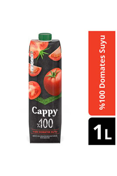 Cappy Bahçe %100 Domates Suyu Karton Kutu 1 L ( 1 ADET )