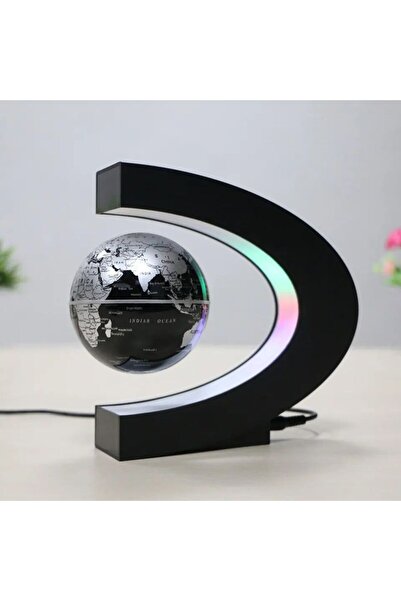 fortrek Airstorr C şekilli taban dönen dünya ekran LED dünya haritası ev masa...