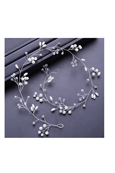 BBA TULLE STORE Coroana de mireasa, Accesoriu pentru par de mireasa, Ac de pa...