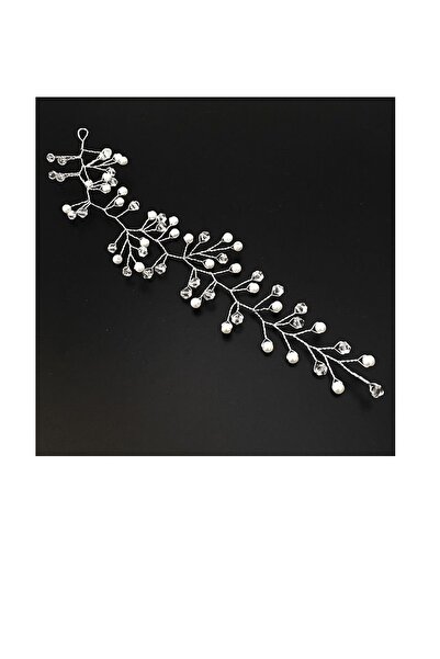 BBA TULLE STORE Coroana de mireasa, Accesoriu pentru par de mireasa, Ac de pa...