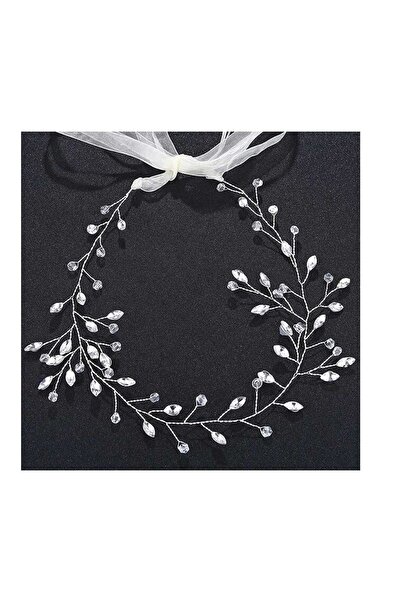 BBA TULLE STORE Coroana de mireasa, Accesoriu pentru par de mireasa, Ac de pa...