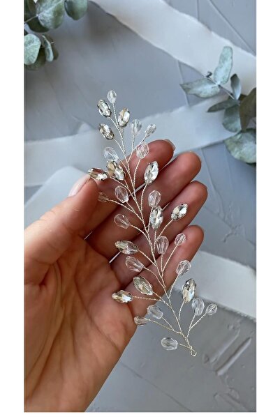 BBA TULLE STORE Coroana de mireasa, accesoriu de par pentru mireasa, agrafa d...