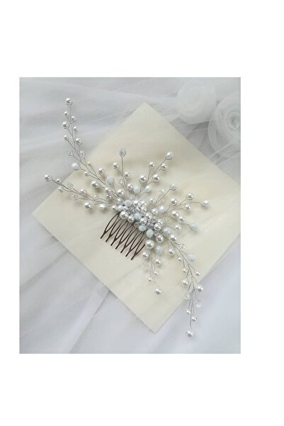 BBA TULLE STORE Coroana de mireasa, accesoriu de par pentru mireasa, agrafa d...