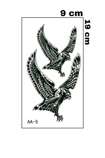 Mecit Tuhafiye ŞAHİN KOL ENSE VUCUT GEÇİCİ DÖVME