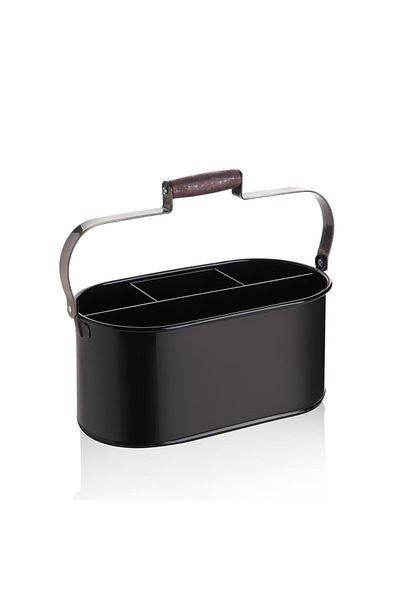balsa group Balsa MRK Galvanized basket with compartments 28cm black