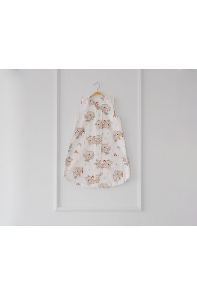 Las Vivas Kids Winter Baby Bag Sleeping Bag 1 Tog Sleeveless Organic Cotton Children's Rompers Newborn Rompers