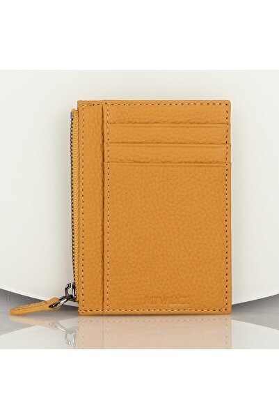 My Valice Unisex Genuine Leather Wallet and Card Holder 1823 Yellow