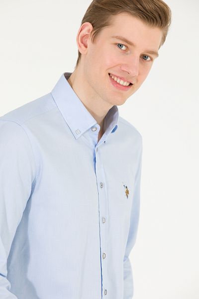 U.S. Polo Assn. BAZA. Cămașă POLO BĂRBAȚI SILIMFIT SPORT BUMBAC G081SZ004.000. 1672341   CEDCOLOR