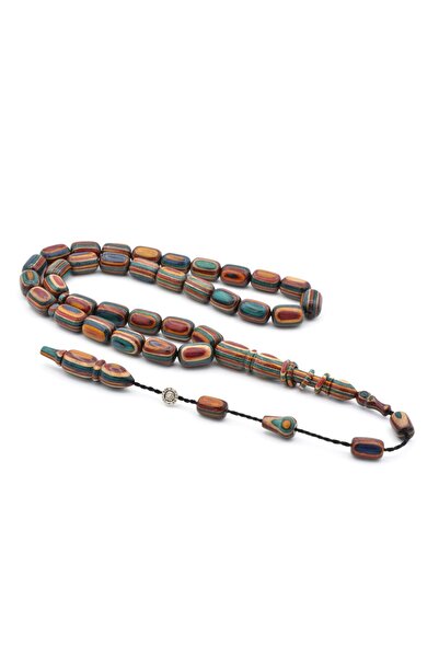 Murty99 Молитвени мъниста от камфорово дърво с рязани капсули, подписани от М...