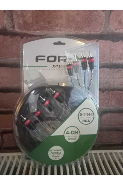 For-X X-1144 4 Lü Rca Kablo Seti