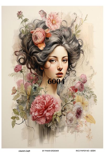 LİNEART LineArt Brass Decopage Paper LA-6004