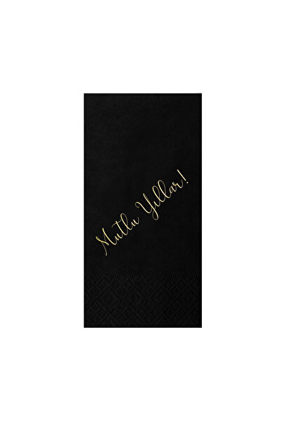 Story 33x33 سم ورقة ذهبية عيد ميلاد سعيد منقوشة 16 حزمة 1/8 أضعاف المناديل ال...