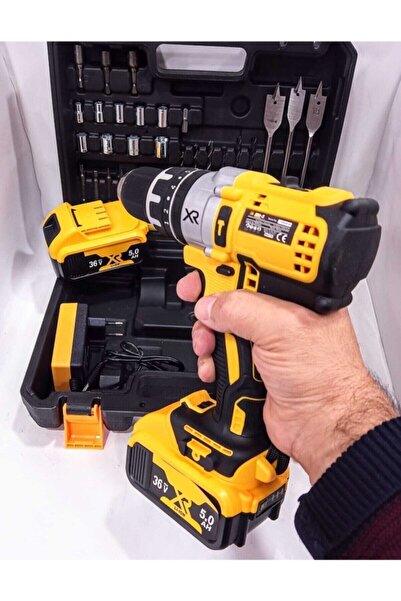 Genel Markalar Banco Bn5 36 V 5 Ah Banco Bn 5 Şarjlı Matkap Vidalama Darbeli Setli Çantalı