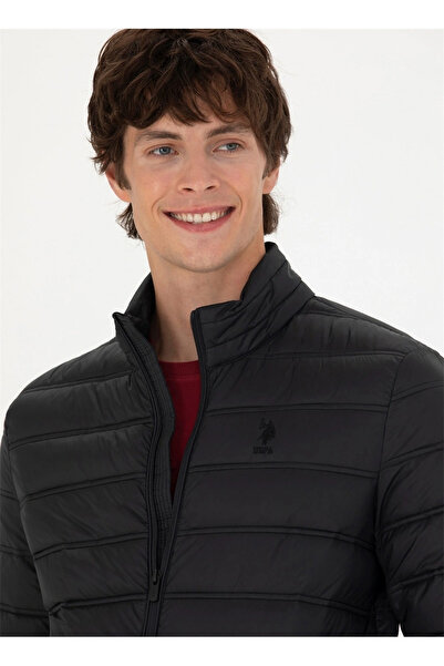 U.S. Polo Assn. U.S. POLO ASSN. ERKEK İNCE HAFİF SİYAH MONT