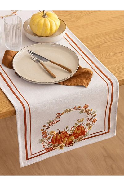 LC Waikiki Honey Pumpkin Patterned Runner 45X120 cm