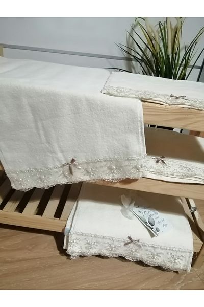 eminentsmell πετσέτα χεριών 6 τεμάχια δαντελωτό υπόσχεση αρραβώνων γάμος μεβλούτ περιτομή κονβοϋ προίκα πετσέτα δώρου
