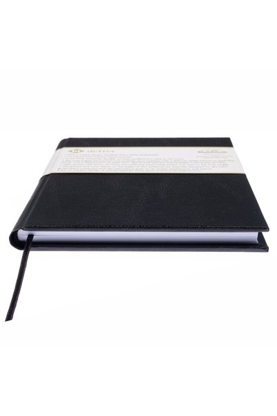 BİDEFTER كتاب موسيقى (مفتاح يسار، 4 خطوط مقطوعة) 100% صناعة يدوية، خياطة يدوية - غلاف جلدي حراري (A/5)