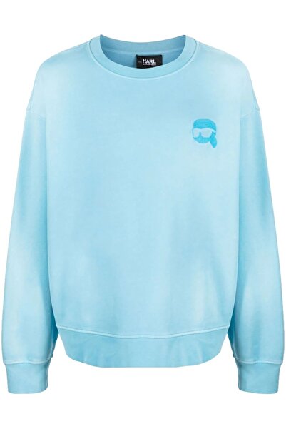 Karl Lagerfeld Ikonik 2.0 Embroidered Logo Sweatshirt