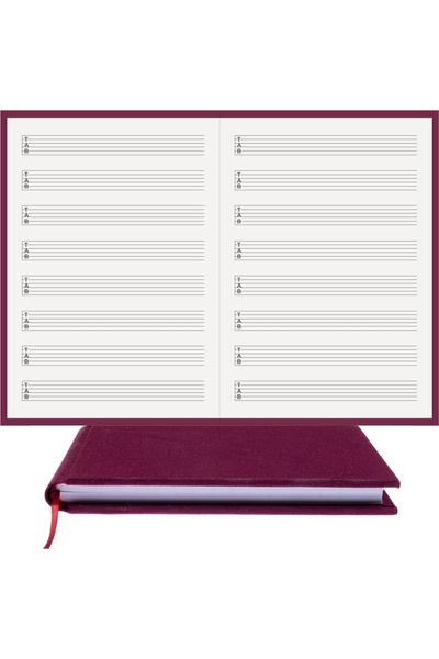 BİDEFTER مفكرة جيتار (خط قطع يسار مع مفاتيح تاب) 100% صناعة يدوية، خياطة يدوي...