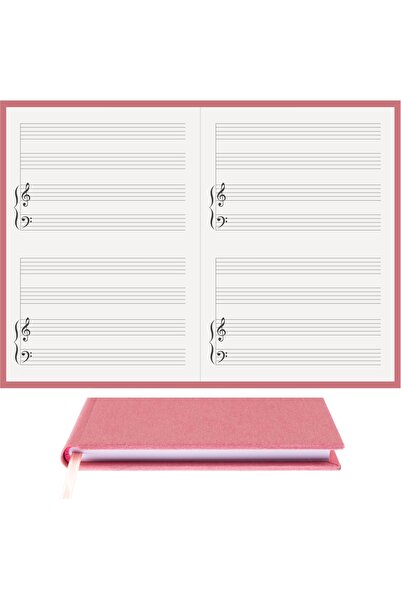 BİDEFTER مفكرة بيانو (نظام مزدوج مع مفتاح FA الأيسر) 100% صناعة يدوية، خياطة ...