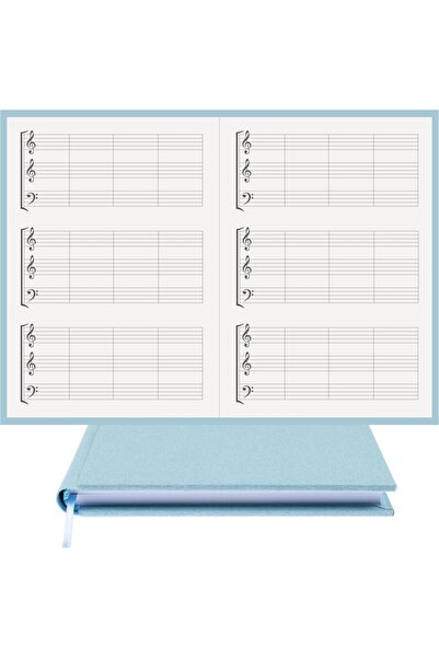 BİDEFTER كتاب موسيقى الكورس (SOPRANO، ALTO، BAS) 100% صناعة يدوية، خياطة يدوي...