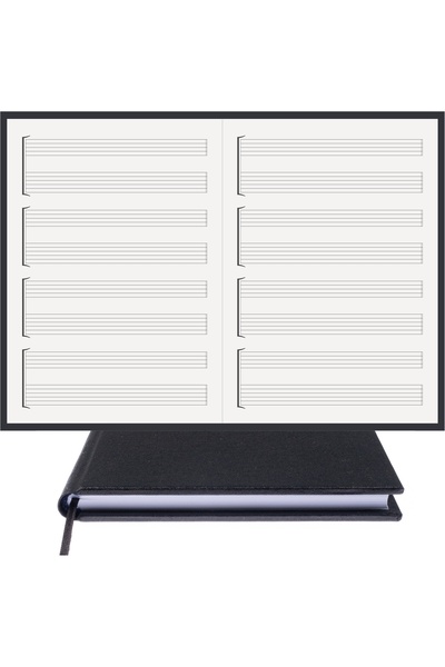 BİDEFTER Guitar Notepad (KEY-FREE NAILED) 100% Handmade, Hand Stitched - Genu...