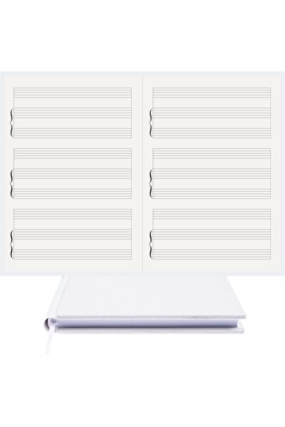 BİDEFTER مفكرة بيانو (ثلاثة منافذ بدون مفتاح) 100% صناعة يدوية، خياطة يدوية (...