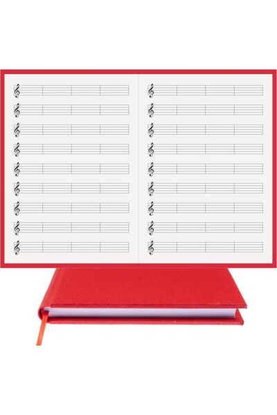 BİDEFTER كتاب الموسيقى (مفتاح اليسار K.C.)قماش جلد طبيعي 100% مصنوع يدويًا، م...