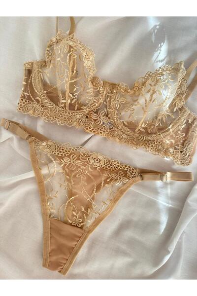 dem merys Σετ σουτιέν Floral Underwire