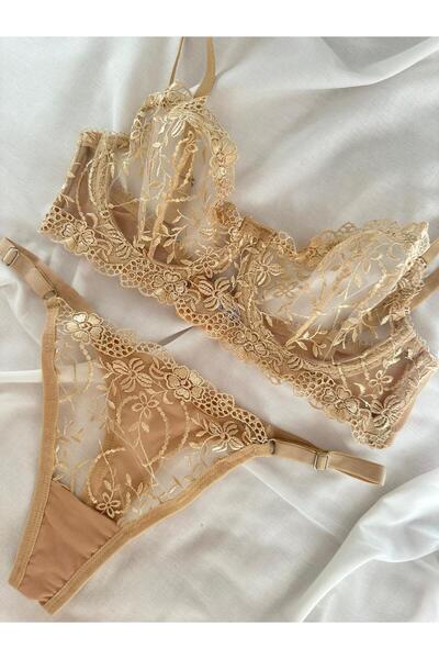 dem merys Σετ σουτιέν Floral Underwire