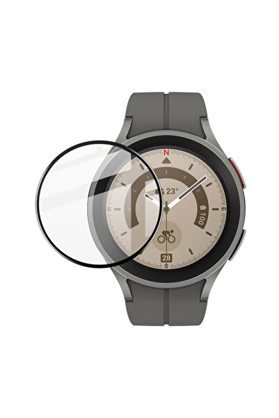 Samsung Galaxy Watch 5 Pro 45MM Ekran Koruyucu 3D Kavisli Full Kaplama Pmma