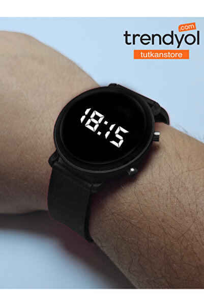 tutkanstore Unisex Dijital Tuşlu Silikon Kordon Kol Saati Çocuk Saati - Kadın...
