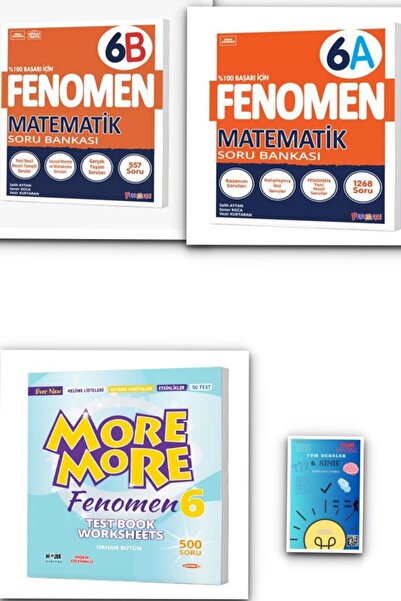 Fenomen Yayıncılık 6.Sınıf More&More Fenomen Test Book Worksheets + Fenomen M...