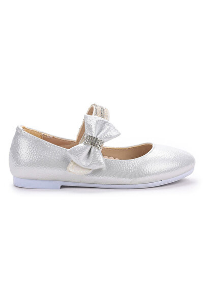 Kiko Kids Pantofi de balerină cu pietre pentru fete cu velcro 252 Vakko
