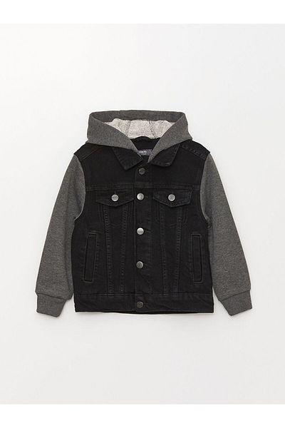 LC Waikiki Hooded Boy Jean Jacket