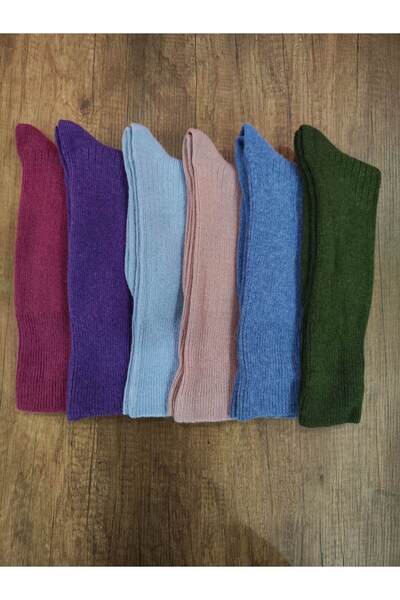 Leement socks Вълнени чорапи за диабетици - 6 чифта дебели, зимни до коляното