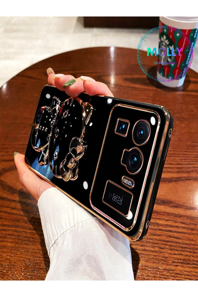 Molly Technology Xiaomi Mi 11 Ultra İçin Siyah Hello Kitty Standlı Kenarları ...