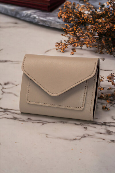 dericom Kadın Yumuşak Derili Çıtçıtlı Ve Fermuarlı Şık Vizon Cüzdan Kartlık A...