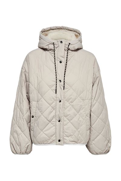 ONLY Light Brown Women's Coat ONLSANDY QUILT JACKET CC OTW