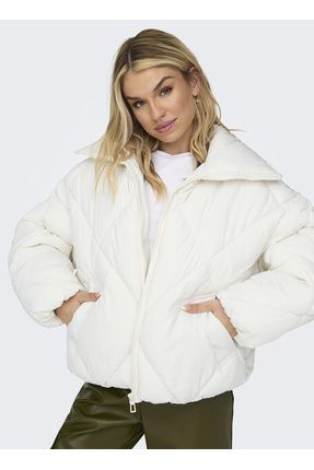 Only K r k Beyaz Kad n Mont ONLNEWTAMARA SHORT QUILTED JACKET C