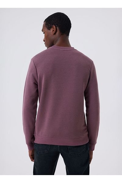 Lee Cooper Men's Sweatshirt - Crew Neck, Dried Rose, 241 LCM 241018 DORRE Dried Rose