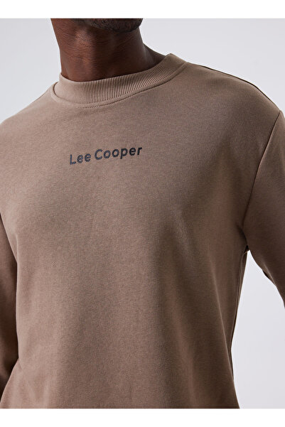 Lee Cooper Crew Neck Stone Men's Sweatshirt 241 LCM241018 DORRE TAS