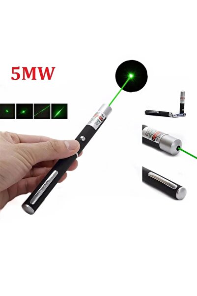 The Lavinia Yeşil Lazer 5 Başlıklı Uzun Menzilli Lüx Pilli Lazer