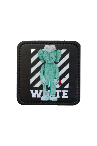 Trucker White Model 7x7 cm Trucker Şapka Uyumlu Patch Arma