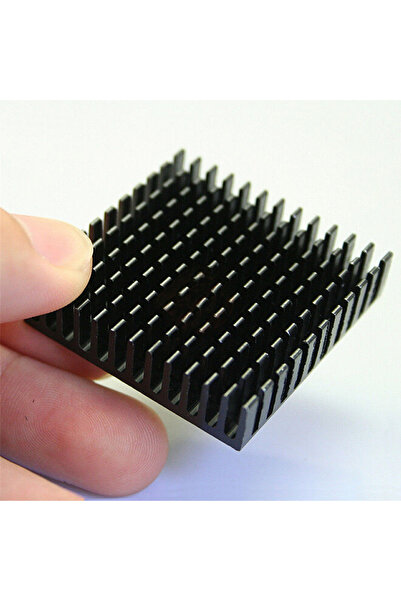 Genel Markalar Aluminyum Soğutucu 4x4cm Altın Renk 40x40mm 143 Kanat Pasif Radyatör Peltier