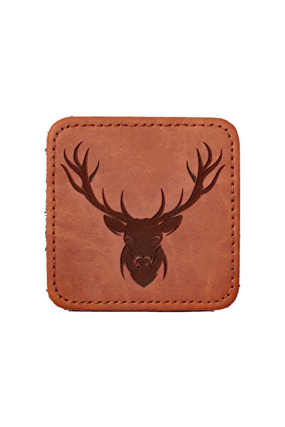 Trucker Geyik Model 7x7 cm Trucker Şapka Uyumlu Patch Arma