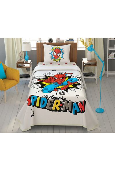 Taç Σετ μονό πικέ Spiderman Super Hero 120x200cm Queen