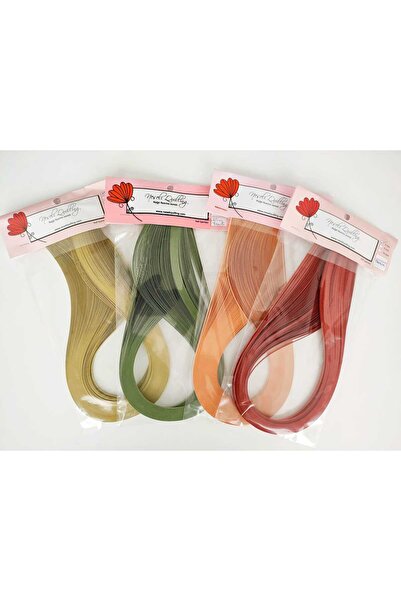 Neşeli Quilling 3mm İlkbahar Sevinci Quilling Kağıt Şerit Seti (400 adet)