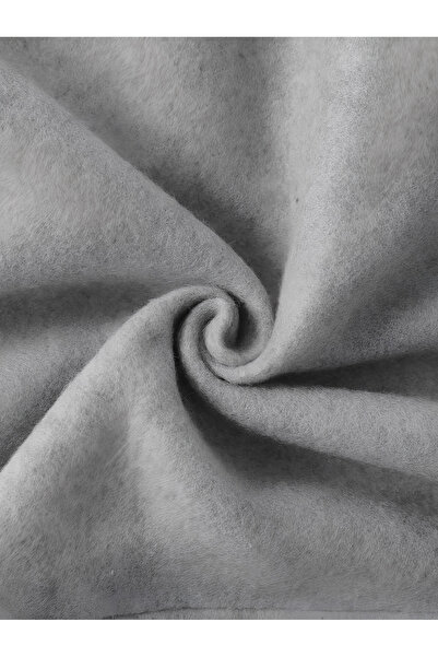 Moodopia Μπουφάν ζακέτα με φλις κουκούλα με φερμουάρ σε γκρι 2 κλωστές