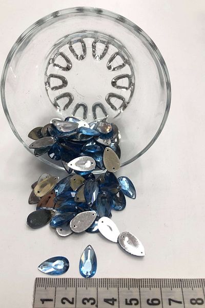 Hobigram Χάντρες Ποικιλία Blue Drop Plastic Strut Stone 20 gr – Χάντρες, Κομψό Σχέδιο, Γυναικείο Αξεσουάρ – Χάντρες